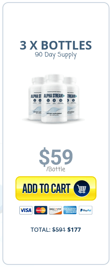 Alpha Stream Plus-3-bottle - order-now-( Ninety Days Supply) - image